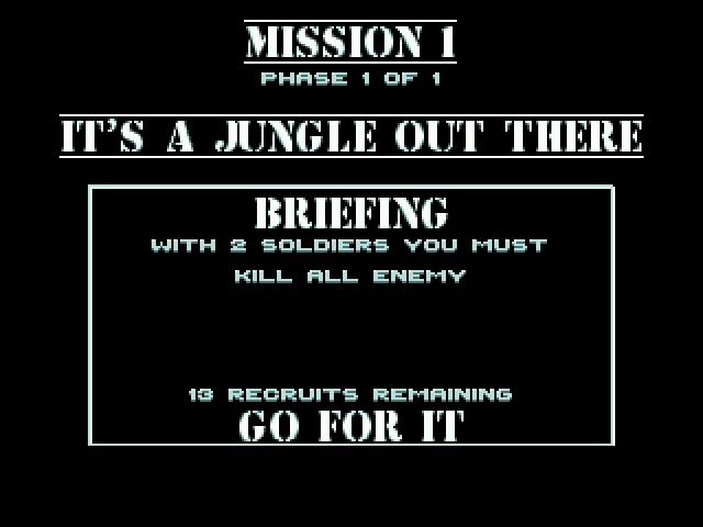 Cannon Fodder screenshot 5 for Jaguar